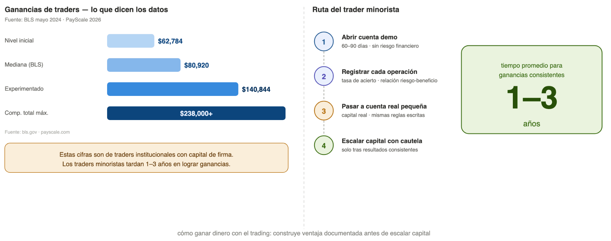 Cómo ganar dinero con el trading: Expectativas realistas