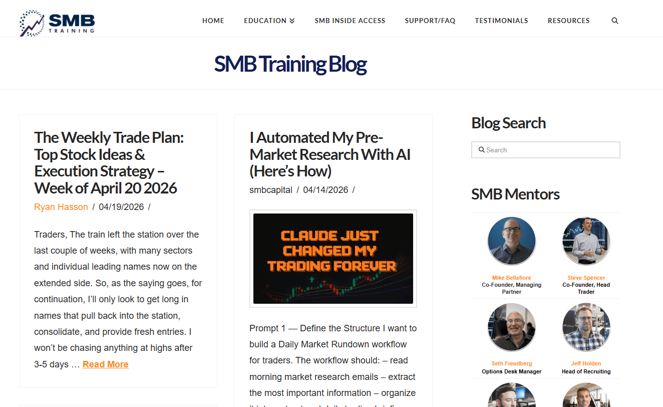smb training blog